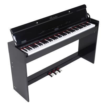 grana di legno 88 tasti forza tastiera midi pianoforte digitale verticale